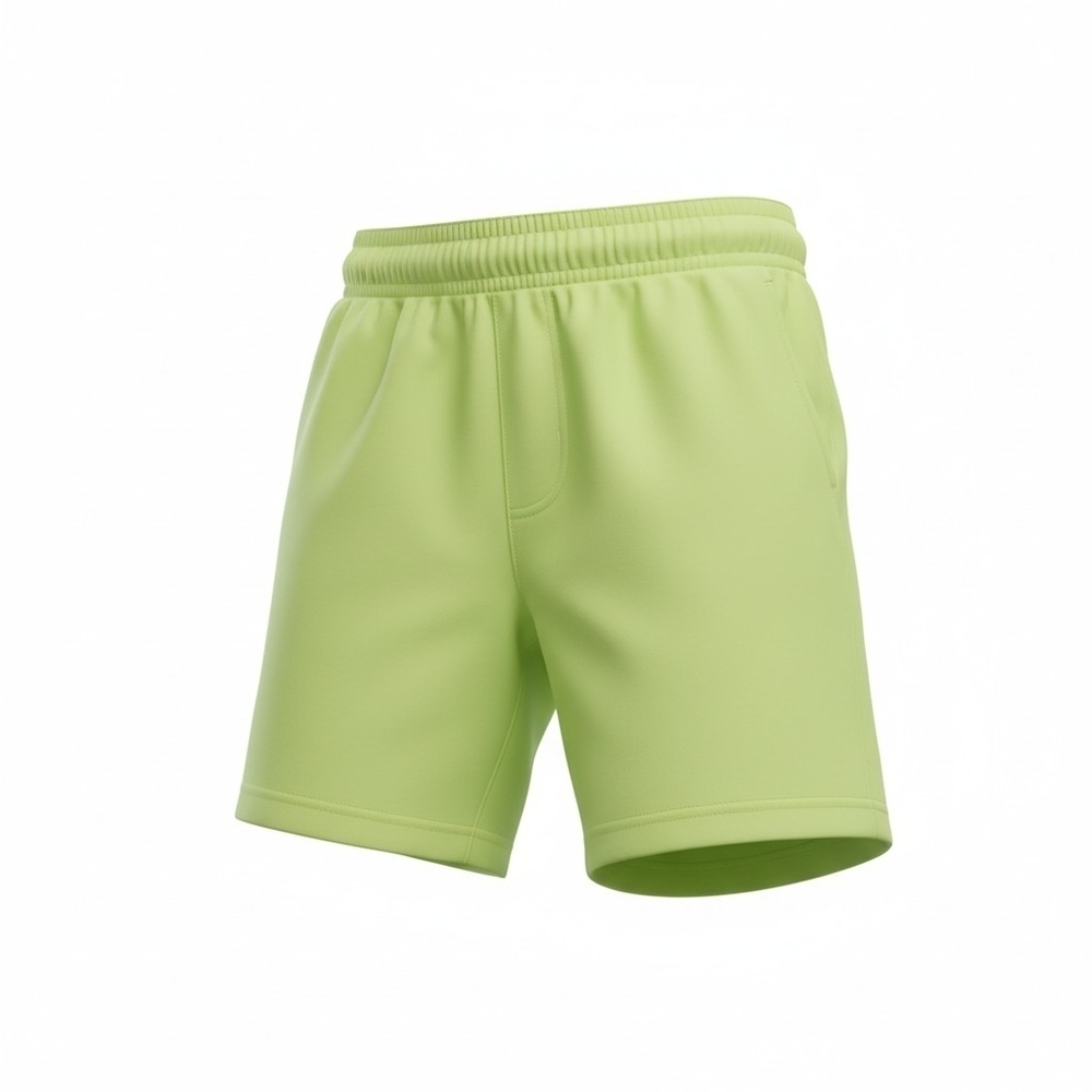 Lands End Boys Lemon/Lime Athletic Shorts NWOT XS Back/Side Pockets